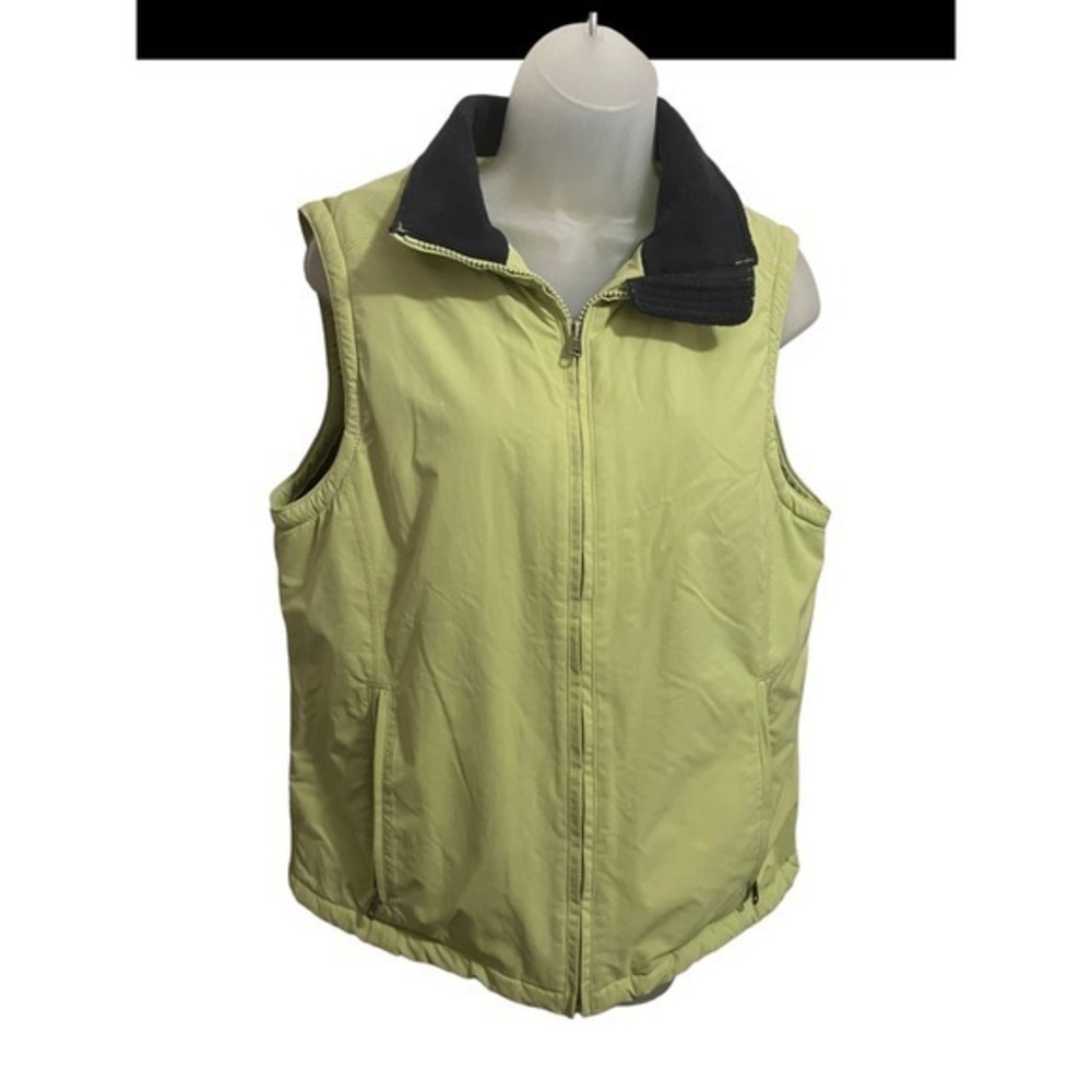 Womens LL Bean Mint Green Vest Size S